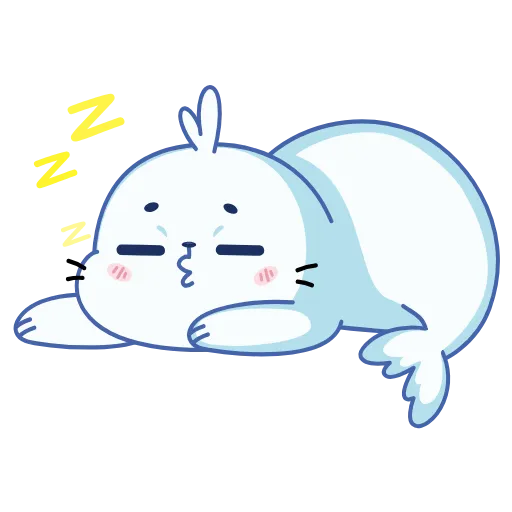 😴 Стикер «Тюленим» для Telegram