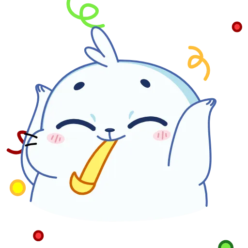 🥳 Стикер «Тюленим» для Telegram