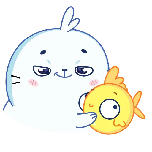 🤗 Стикер «Тюленим» для Telegram