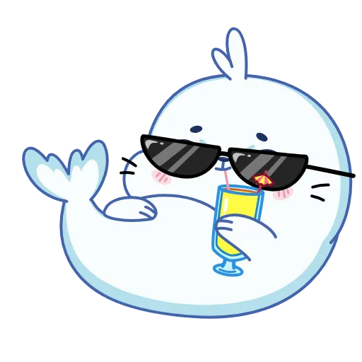 😎 Стикер «Тюленим» для Telegram