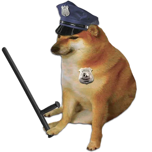 👮 Стикер «Cheems» для Telegram