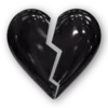 💔 Эмодзи «Black Heart #color #black #white» для Telegram