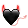 🖤 Эмодзи «Black Heart #color #black #white» для Telegram