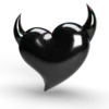 🖤 Эмодзи «Black Heart #color #black #white» для Telegram