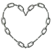⛓ Эмодзи «Black Heart #color #black #white» для Telegram