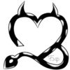 🖤 Эмодзи «Black Heart #color #black #white» для Telegram
