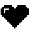 🖤 Эмодзи «Black Heart #color #black #white» для Telegram