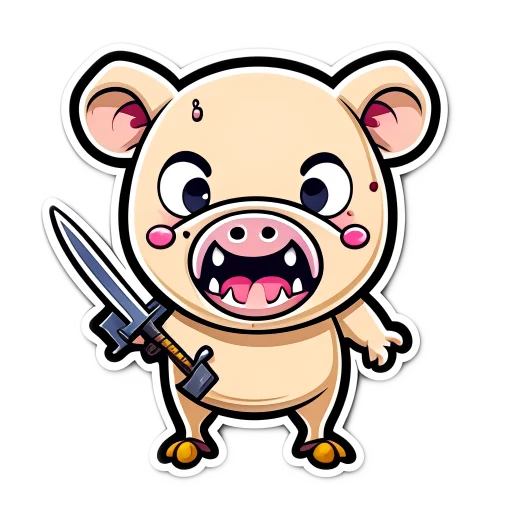 🥑 Стикер «Svinka_sos» для Telegram