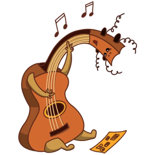 🎶 Стикер «Укулель» для Telegram