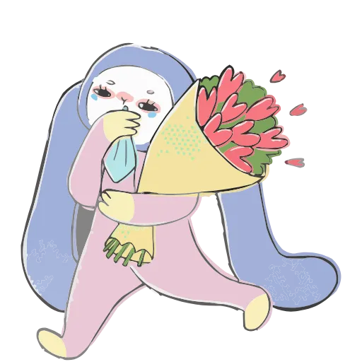 💐 Эмодзи «Уля и Чуля» для Telegram