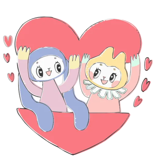 🥰 Эмодзи «Уля и Чуля» для Telegram