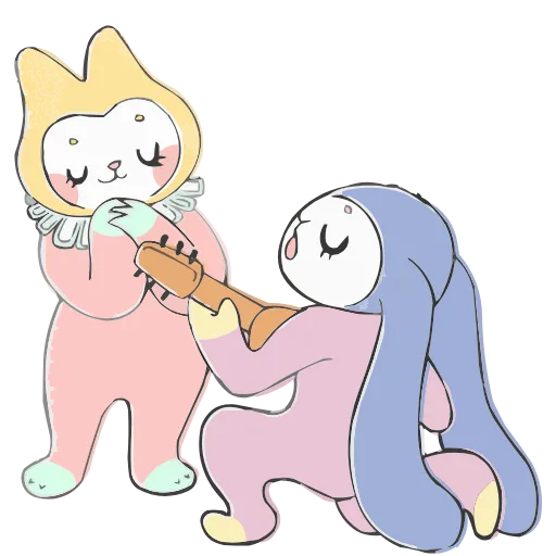 🎸 Эмодзи «Уля и Чуля» для Telegram