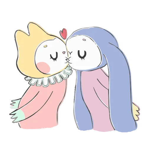 😘 Эмодзи «Уля и Чуля» для Telegram