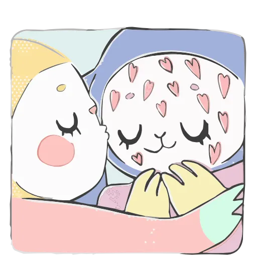 😘 Эмодзи «Уля и Чуля» для Telegram