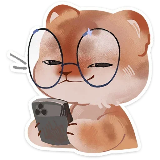 🤓 Стикер «Тигр Уля» для Telegram
