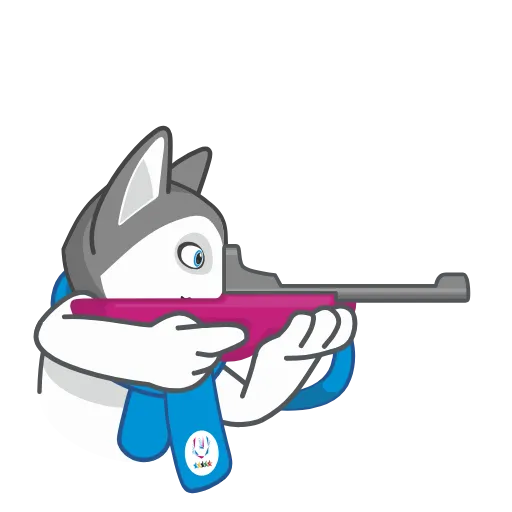 🎯 Стикер «Ulayka the Husky» для Telegram