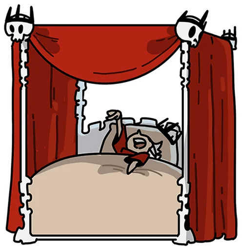 😴 Стикер «Ульфгер без текста» для Telegram
