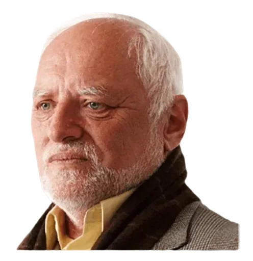 💭 Стикер «Ultimate Harold» для Telegram