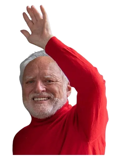 👋 Стикер «Ultimate Harold» для Telegram