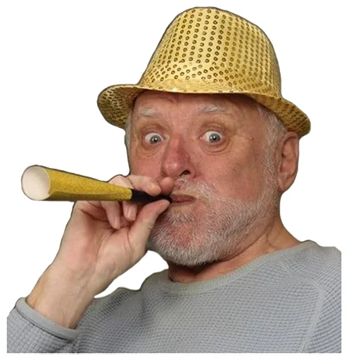 Стикерпак Ultimate Harold для Telegram — скачать
