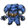 🛸 Эмодзи «Ultramarines 40K Chibi» для Telegram