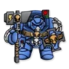 Стикерпак Ultramarines 40K Chibi для Telegram