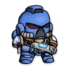 👾 Эмодзи «Ultramarines 40K Chibi» для Telegram