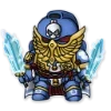 ⚔ Эмодзи «Ultramarines 40K Chibi» для Telegram