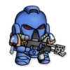 💥 Эмодзи «Ultramarines 40K Chibi» для Telegram