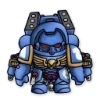 😬 Эмодзи «Ultramarines 40K Chibi» для Telegram