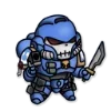 🔪 Эмодзи «Ultramarines 40K Chibi» для Telegram