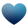 ❤️ Эмодзи «Синий градиент и иконки» для Telegram
