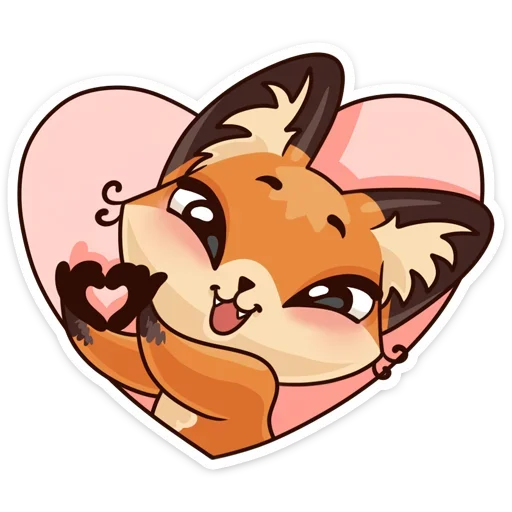 💕 Стикер «аня фрик» для Telegram