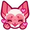 🥰 Эмодзи «Набор эмоджи с кошечкой Умой» для Telegram