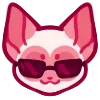 😎 Эмодзи «Набор эмоджи с кошечкой Умой» для Telegram
