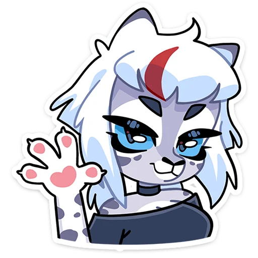 🐾 Стикер «Когда на улице зябко и снежно, Ума просто без ума» для Telegram