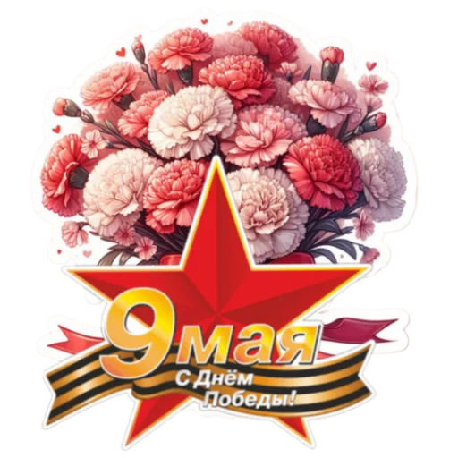 💐 Стикер «Майские праздники» для Telegram