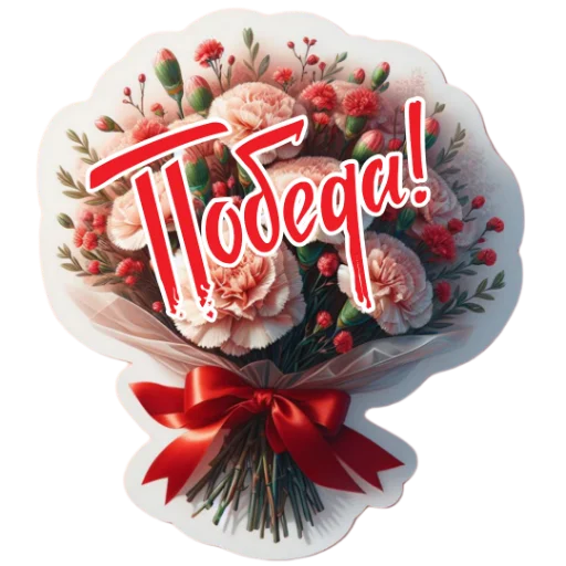 💐 Стикер «Майские праздники» для Telegram