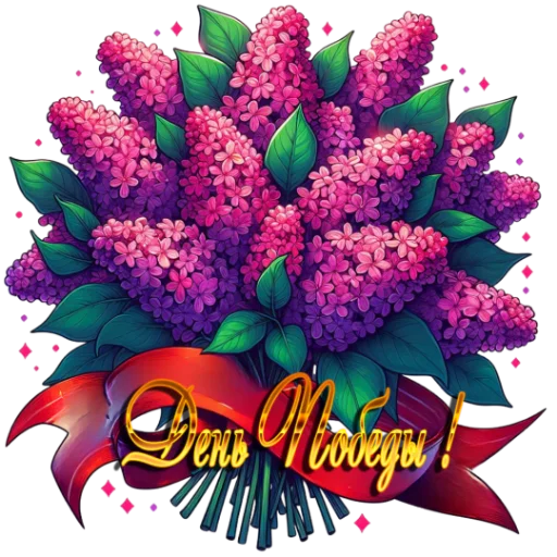 💐 Стикер «Майские праздники» для Telegram
