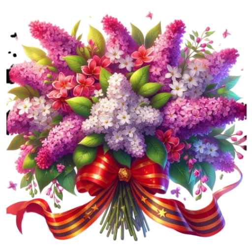 💐 Стикер «Майские праздники» для Telegram
