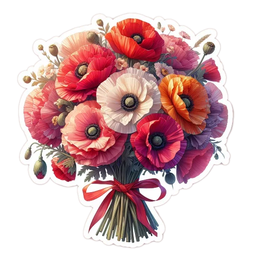 🌸 Стикер «Майские праздники» для Telegram