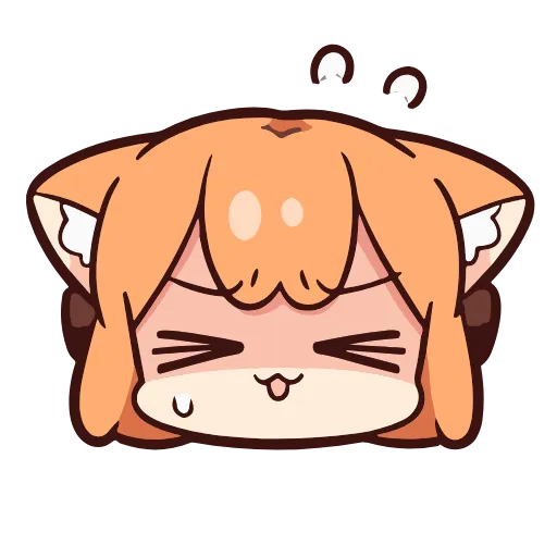 😣 Эмодзи «ume to momo» для Telegram