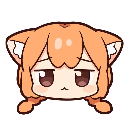 😟 Эмодзи «ume to momo» для Telegram