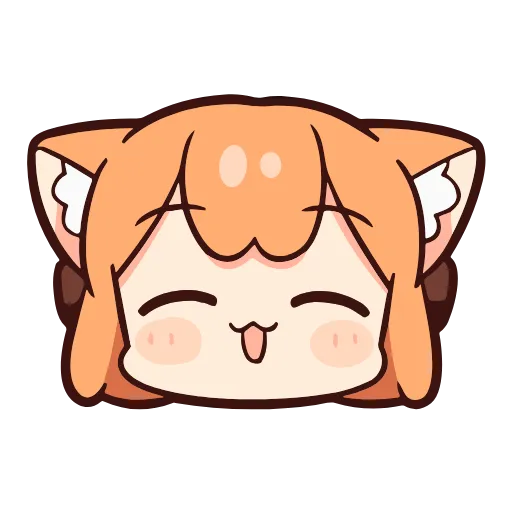 ☺️ Эмодзи «ume to momo» для Telegram