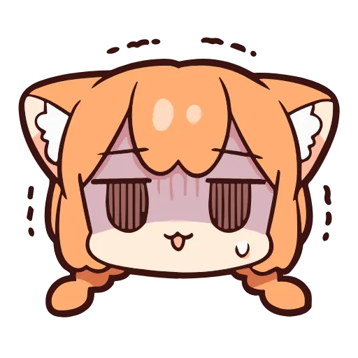 🥴 Эмодзи «ume to momo» для Telegram