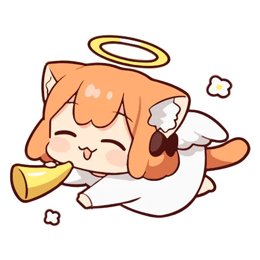 😇 Эмодзи «ume to momo» для Telegram