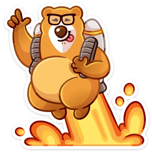 🚀 Стикер ««Умскул» future» для Telegram
