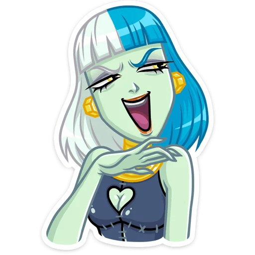 🧟‍♀ Стикер «Нежить Франсин» для Telegram