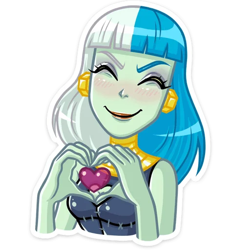 🧟‍♀ Стикер «Нежить Франсин» для Telegram