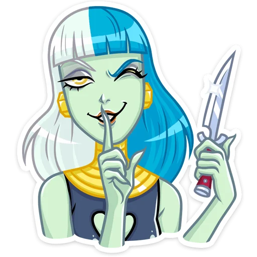 🧟‍♀ Стикер «Нежить Франсин» для Telegram